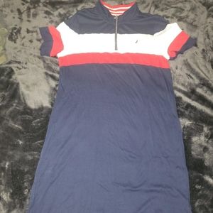 Nautical tennis dress